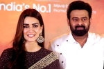 Prabhas, Kriti Sanon speech highlights, kriti sanon lauds prabhas, Sweet