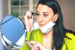skin, skin, how to wear makeup with a facemask, Lipstick