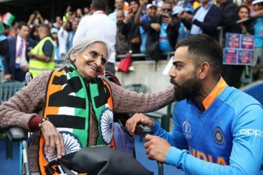 Meet Charulata Patel, the 87-Year-Old Cricket Fan, Who Steadily Seen Cheering for India at Edgbaston