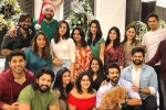 Mega heroes, Mega heroes Christmas latest, mega heroes bond over christmas party, Allu sirish