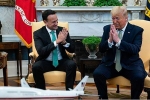 COVID-19, Donald Trump, us president trump makes the case for namaste amidst the covid 19 outbreak, Leo varadkar COVID-19, Donald Trump, us president trump makes the case for namaste amidst the covid 19 outbreak, Leo varadkar