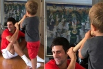 Novak Djokovic, Novak Djokovic tweet, is tennis star novak djokovic a devotee of lord krishna this viral pic with his kids is a proof, Wimbledon