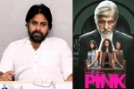 Pawan Kalyan in Pink, Pawan Kalyan in Pink, powerstar in talks for pink remake, Pink remake
