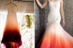 dip dyed clothes, dip dyed clothes, bride slammed for dressing in period stain wedding attire that looked like a stained tampon, Bikini