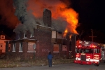 Fire Alarm, Phoenix Fire Department, phoenix fire fighters combat second fire alarm in vacant building, Fire fighter