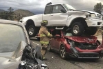 Arizona, Arizona, pickup crash in arizona is a good cue of why seat belts are important, Pickup truck