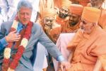 Baps Swaminarayan Sanstha, Secretary Hillary Clinton, secretary hillary clinton and former u s president bill clinton pays rich tribute to hh pramukh swami maharaj of baps swaminarayan sanstha, Bhagwan swaminarayan