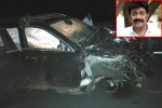 Rajasekhar car accident, Rajasekhar breaking news, rajasekhar meets with a road accident, Mercedes benz