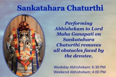 Sankatahara Chaturthi - Maha Ganapati Temple of Arizona