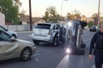 Uber self driving vehicle, In the car crash Uber self driving vehicle involved, self driving uber vehicle involved in crash, Volvo