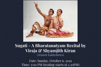 Sugati Abharatanatyam Recital by Viraja & Shyamjith Kiran