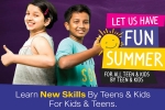 Summer Fun, GAUTHAM, a unique summer fun learning activities for kids youth by teens an initiative by youth empowerment forum yef, Social activities