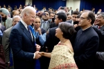 joe biden with Indians, democratic primary, indian americans likely to support joe biden in democratic primary, Indian descent