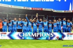 Team India, India Vs Australia T20 series matches, t20 series india beat australia by 4 1, Aaron