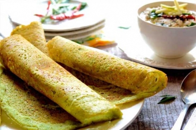 Tasty Cheese Palak Dosa Recipe