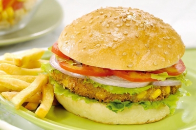 Tasty Corn and Chickpea Burger Recipe Tasty Corn and Chickpea Burger Recipe