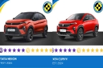 Tata Nexon and Curvv rating, Tata Nexon and Curvv variants, tata nexon and curvv score 5 stars in bharat ncap crash tests, Tata nexon ev