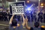 pepper spray, Phoenix, activists denounce police aggressive behavior after trump s rally on tuesday, Jeri williams