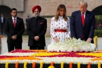 Raj Ghat, Raj Ghat, highlights on day 2 of the us president trump visit to india, Rajnath singh
