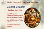 Vaikasi Visakam - MGTOA in Maha Ganapati Temple of Arizona, Arizona Current Events, vaikasi visakam mgtoa, Arizona events