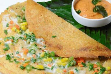 Vegetable Cheese Dosa recipe!