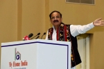 naidu befitting reply, vice president, venkaiah naidu india is a peace loving nation and it wants to be friendly with all our neighbors, Inida