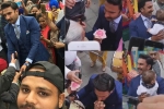 ranveer singh, bollywood, watch video of ranveer singh giving a flower to an elderly woman is winning hearts, Icc cricket world cup