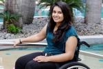 Indian American, Indian American, wheelchair bound indian american forced to stand at delhi airport, Disability