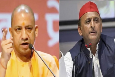 Yogi Adityanath takes a Dig at Akhilesh Yadav
