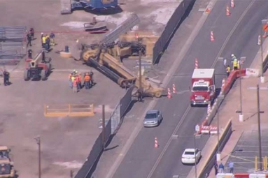 Man Missing After Drilling Rig Topples Near the Sky Harbor