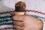 eating ice cream when in stress, ice cream endorphins, reasons why we reach for ice creams or sweets when stressed, Stress reliever