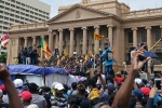 Sri Lanka for petrol, Sri Lanka Crisis news, sri lanka crisis protestors break into pm s office, Speaker
