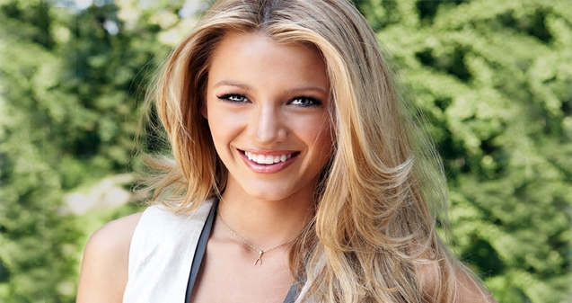 Shy Blake Lively's Hair Is Her Security Blanket