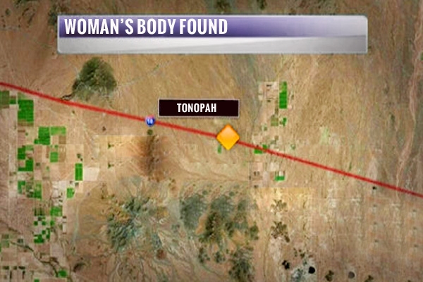Woman&rsquo;s Body found in desert near Tonopah},{Woman&rsquo;s Body found in desert near Tonopah