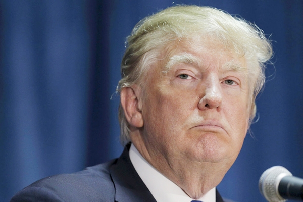 Donald Trump accepts, trailing