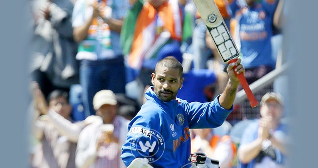 Shikhar Dhawan's double dhamaka, narrowly misses world record},{Shikhar Dhawan's double dhamaka, narrowly misses world record