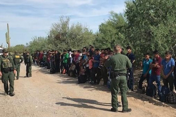 163 illegal Immigrants Caught Along Border near Lukeville, AZ